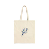 Chinoiserie Bird Cotton Canvas Tote