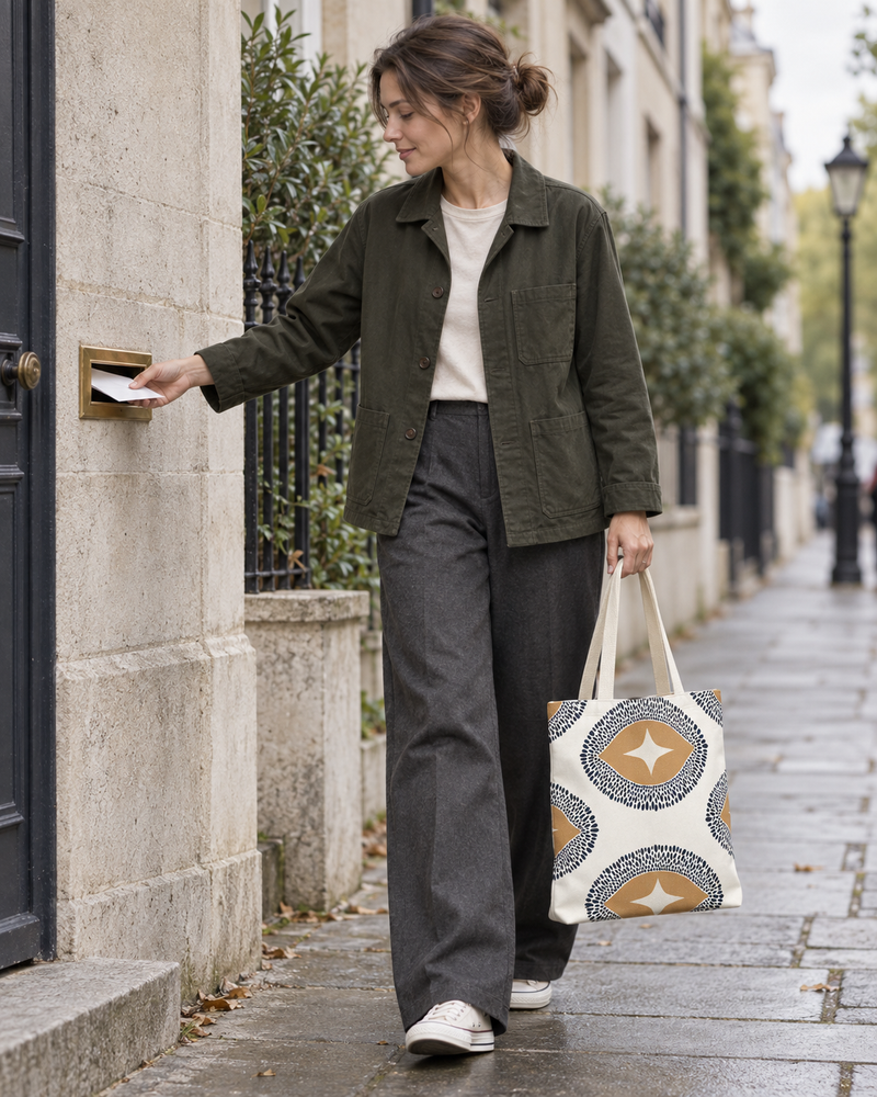 Kawung Star Tote