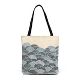 Chinese Wave Woven Tote