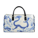 Chinese Dragon Faux Leather Duffel