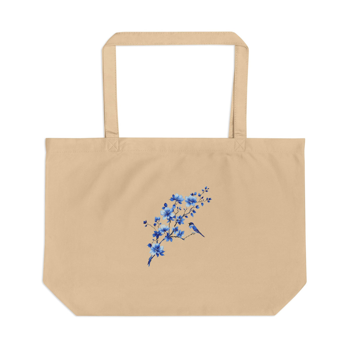 Chinoiserie Bird Large Eco Tote