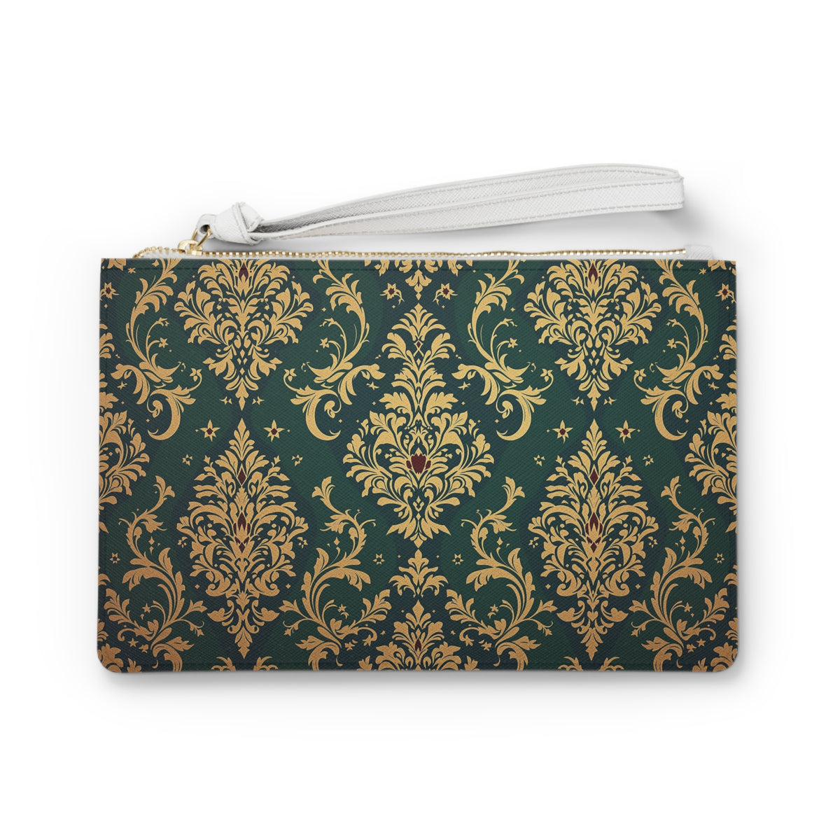 Jewel Damask Clutch