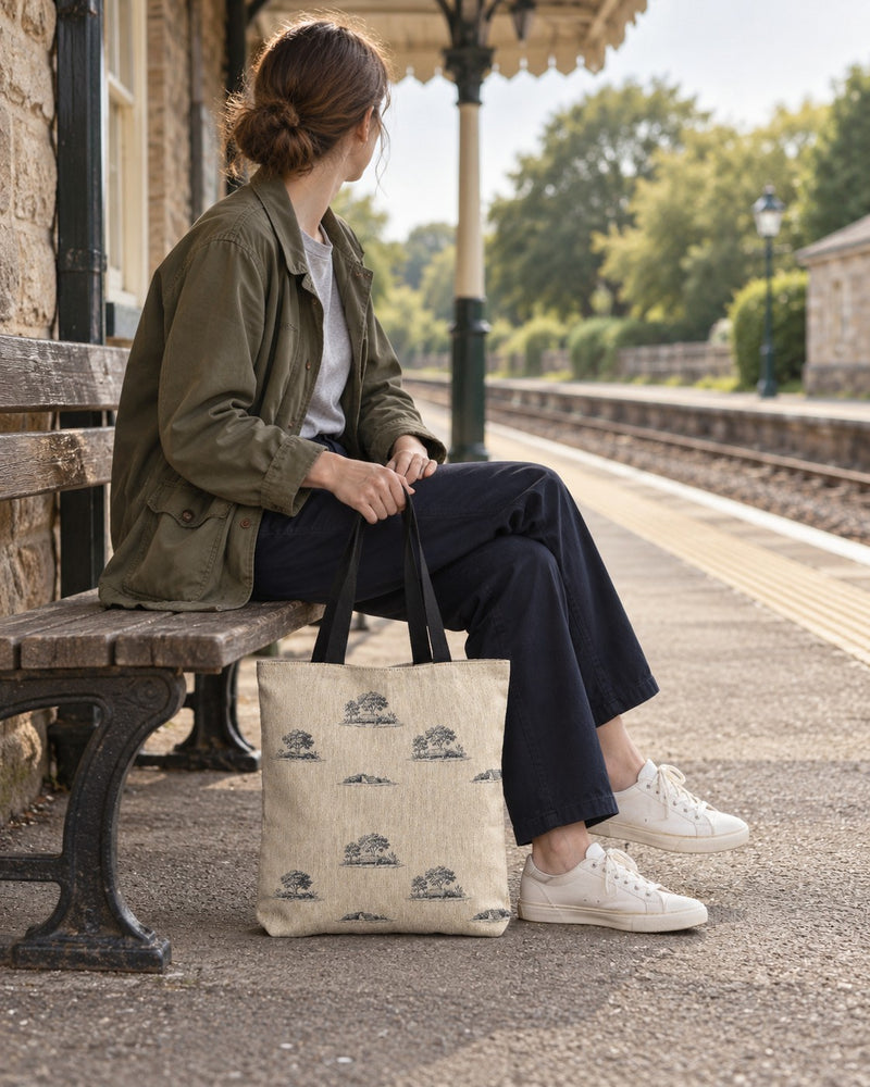 Toile Garden Woven Tote