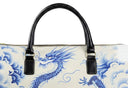 Chinese Dragon Faux Leather Duffel