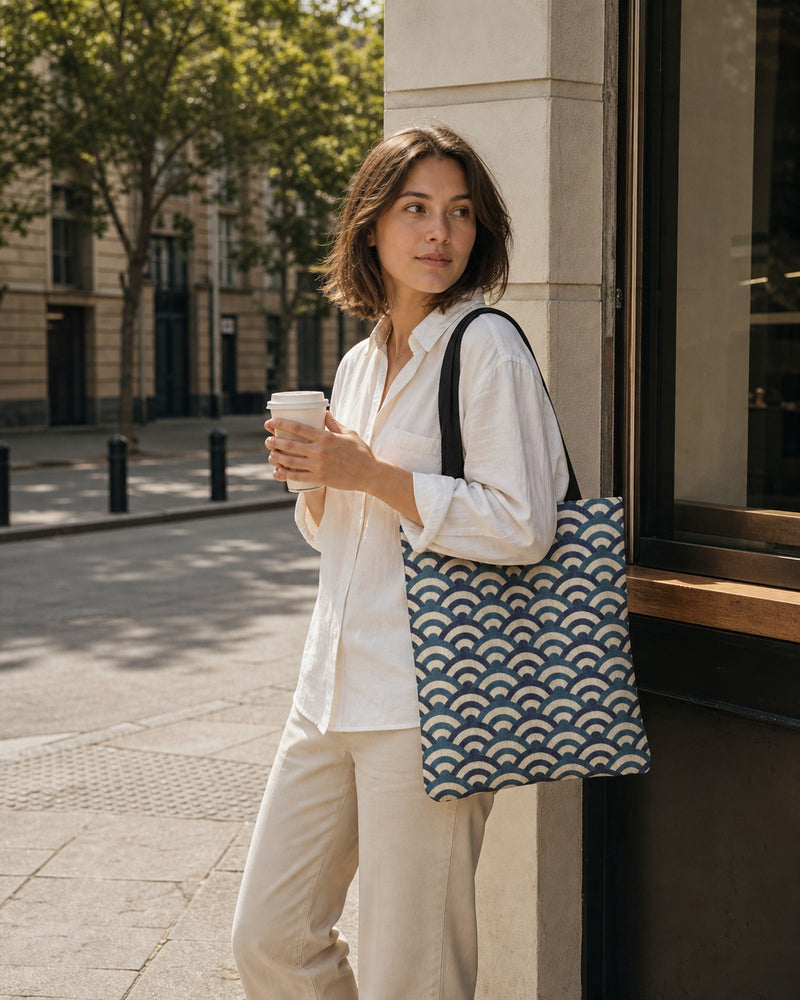 Ombre Woven Tote