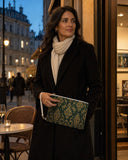 Jewel Damask Clutch