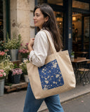 Plum Blossom Large Eco Tote