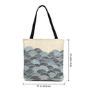 Chinese Wave Woven Tote
