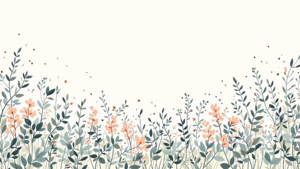 Botanical Pattern: The Quiet Plant Field